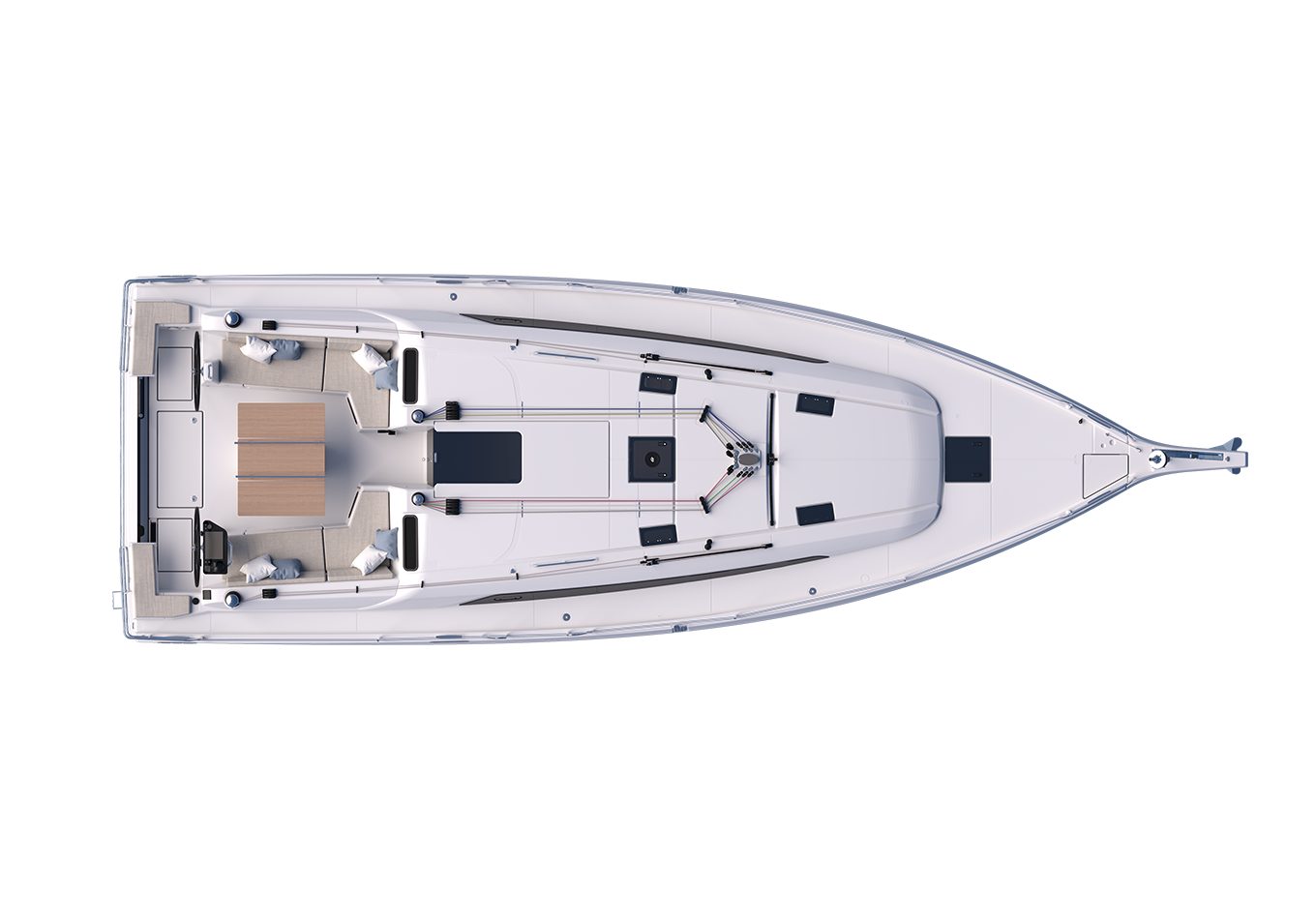 Oceanis 42 – Decksplan